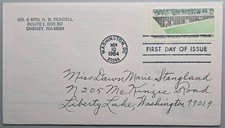 1984 Vietnam Veterans Memorial 20&cent; FDC Washington DC Nov 10 Cover
