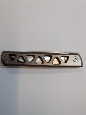 Real Steel RSK BRUNS Titanium Frontflip Folder VG-10 Stahl Titangriff Framelock