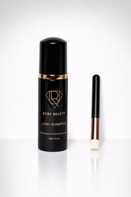 Ruby Beauty Wimpernshampoo 60ml - Ölfrei Lash Cleanser für Wimpernverlängerung