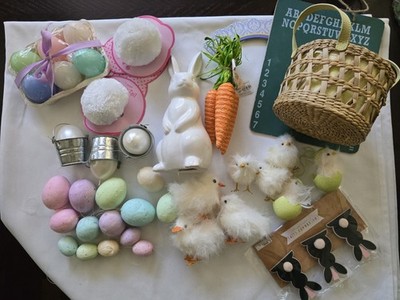 Collection Of Festive Easter Decorations 