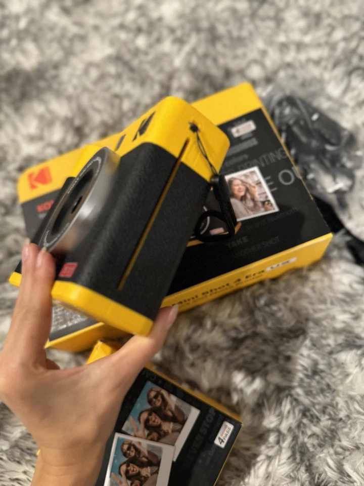 Cámara instantánea e impresora acceso combinado KODAK Mini Shot 2 ERA 4PASS 2 en 1 (amarillo) Foto 3 de 4