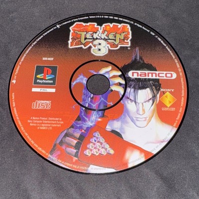 TEKKEN 3 PS1 PSX PAL DISC ONLY PLAYSTATION 1 VIDEO GAME RETROGAME