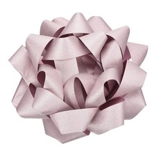 12 Inch Large Gift Bow Glitter Self Adhesive Christmas Bows Pink for Gift Wra...