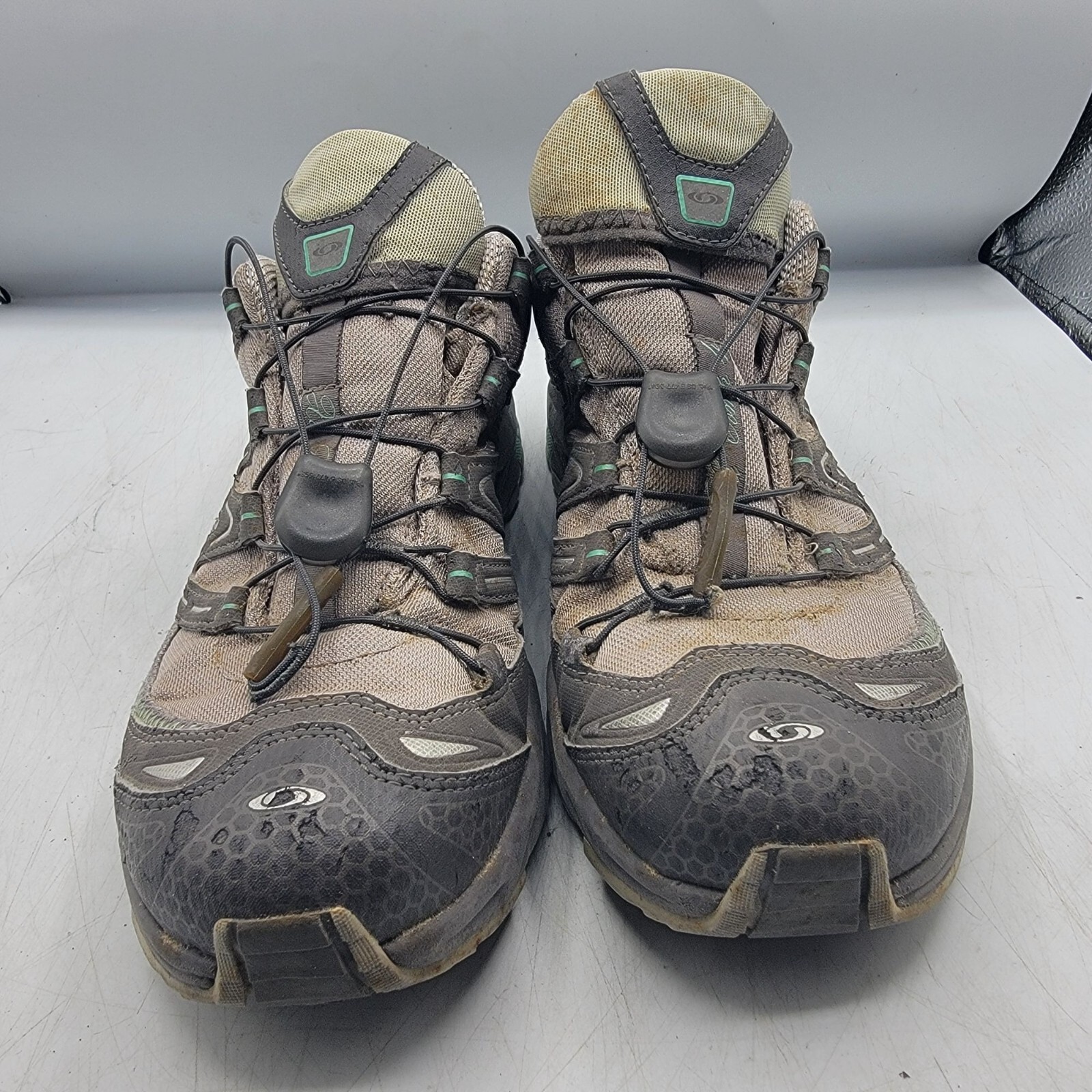 Scarpe Salomon XA Comp 4 SCS da donna taglia 9 grigie Gore Tex trail running escursionismo 104