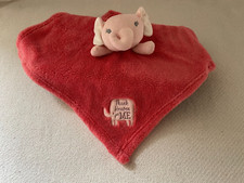 Sandy & Simon Lovey Elephant Hot Pink "Thank Heaven For Me" 15" x 15" Security