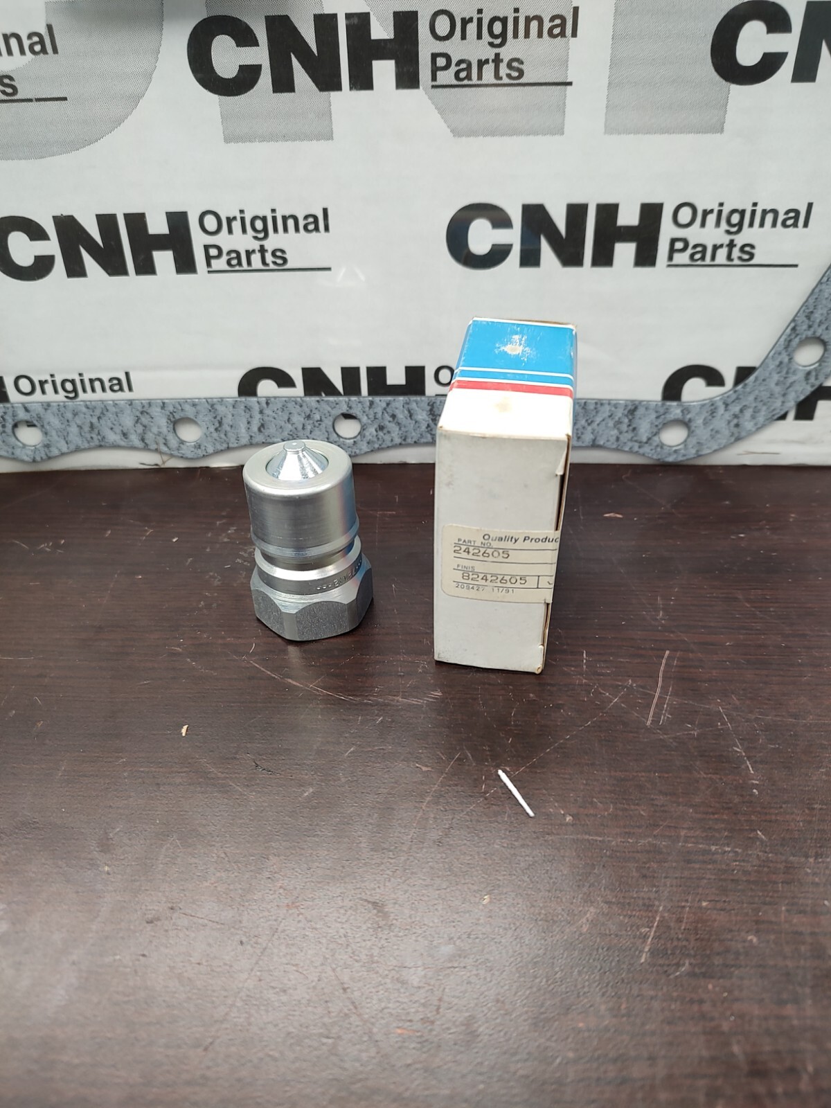 HALF COUPLING FOR FORD NEW HOLLAND. Part # 242605 84588109. FITS  