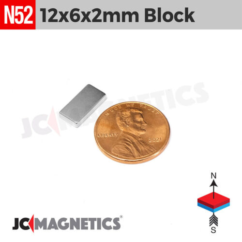 N52 Super Strong Rare Earth Neodymium Magnet Blocks Squares Thin Small Large - Picture 47 of 80