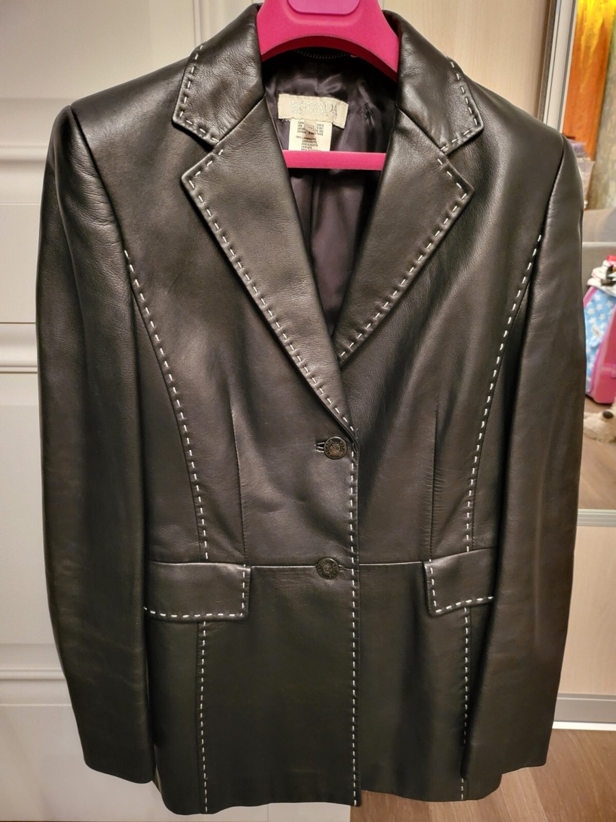 美品 ESCADA マオカラージャケット ブラック サイズ40*OD87 Escada 