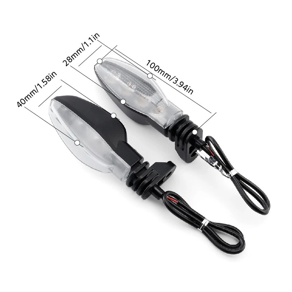 Luz indicadora de giro para moto Triumph Tiger 660 800 850 900 1050 Foto 4 de 4