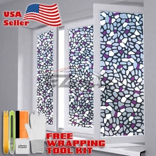 *36"x84" Frosted Film Glass Home Bathroom Window Security Privacy Sticker #5039a