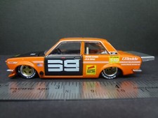 Mini GT Datsun 510 Pro Street 004 orange 1:64 loose with original box 