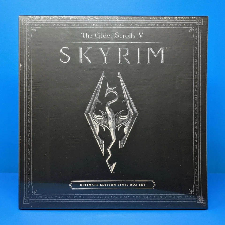 Skyrim Ultimate Edition Vinyl Record Soundtrack 4 LP Paarthurnax Box Set VGM OST - Image 3 of 4