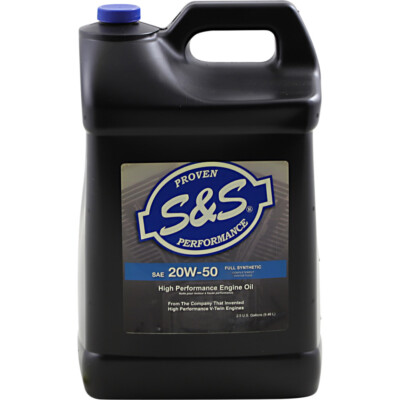S&S Cycle High Performance Full-Synthetic Motor Oil | 20W-50 | 2.5 Gal | 153749