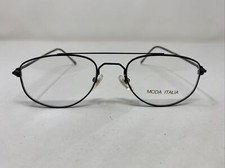 Moda Italia 109 COL.94 50-19-140 Black Full Rim Metal Eyeglasses Frame 6316