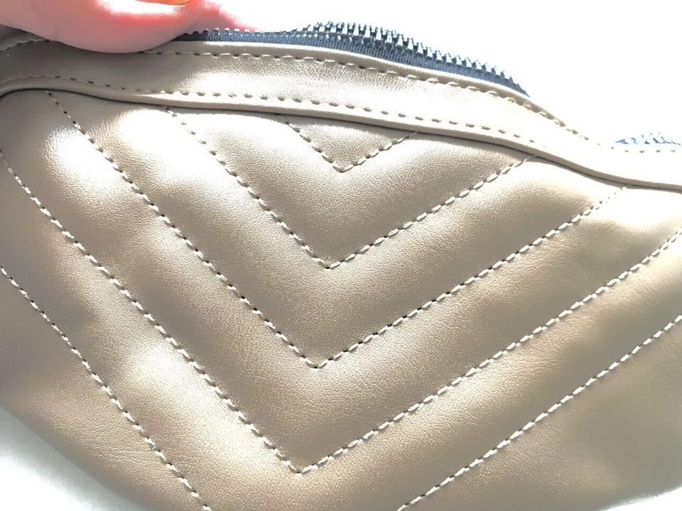 Ale-Hop bum bag/fanny pack faux leather exclusive limited edition brown RRP £40 - Image 4 of 4