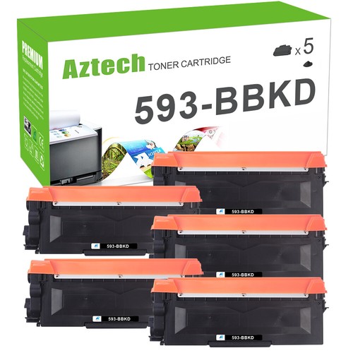 5-Pk/Pack E310 Toner Compatible For Dell E310DW E515DN E515DW E514DW 593-BBKD