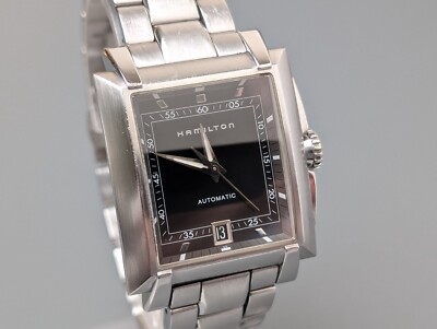 HAMILTON Trent H304150 Date Automatic Men's Watch Vintage 33mm