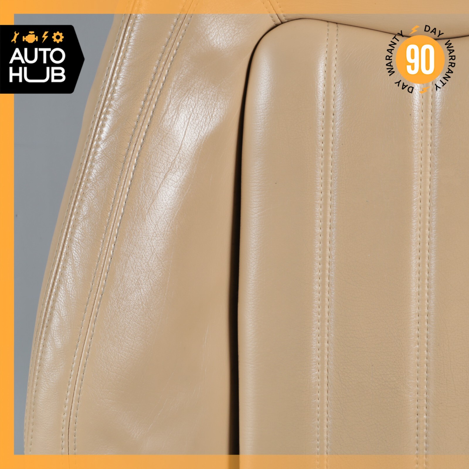 08-12 Maserati GranTurismo M145 Front Left Top Upper Seat Cushion Beige OEM 44k