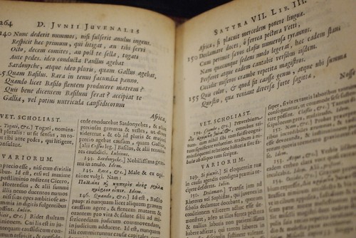* Very Rare 1658 * D Junii Juvenalis Et Avli Persii Flacci Satyrae By Schrevelio - Foto 13 di 22