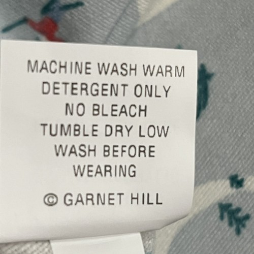 Garnet Hill Light Blue Ski Gondola Print Flannel Pajamas Kids Small 25”Long NEW - Picture 7 of 9