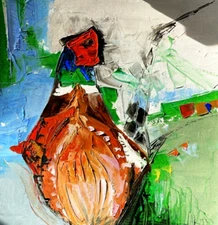 Original Oil Painting Animal Original Art Pheasant Painting Bird Impasto Texture