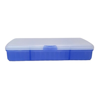 Tupperware 4195A-3 Lunch N Things Container 4 Compartment Blue