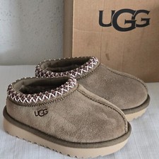 NEW LITTLE KIDS TODDLER 12 ANTILOPE UGG TASMAN II SUEDE WOOL SLIPPERS 1019066T