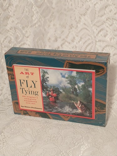 Art of Fly Tying Angler manuale completo e kit di Steve Probasco tblvx1 - Foto 8 di 12