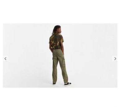 LEVIS Men's XX Taper Cargo Sn00 Olive Night Twl Trouser £85