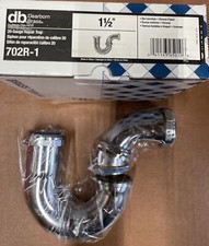 DEARBORN BRASS, 702R-1, P-Trap 1-1/2 Inch, Chrome Plated Brass, NEW