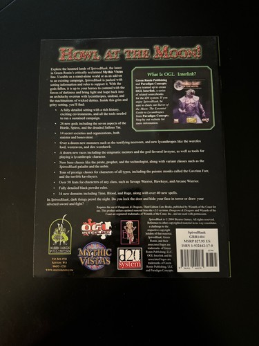 Spiros Blaak Mythic Vistas GRR1404 From Green Ronin Publishing NM SC 944 - Picture 2 of 3