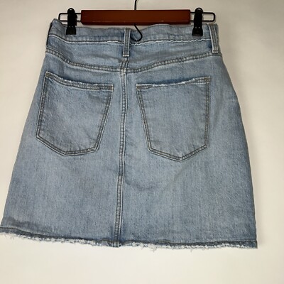 Women's High-Rise Denim Mini Skirt - Universal Thread Light