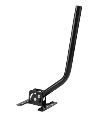 Outdoor J Pole Mast for Roof/Wall - TV Antenna, Satellite Dish Mount, Adjustable