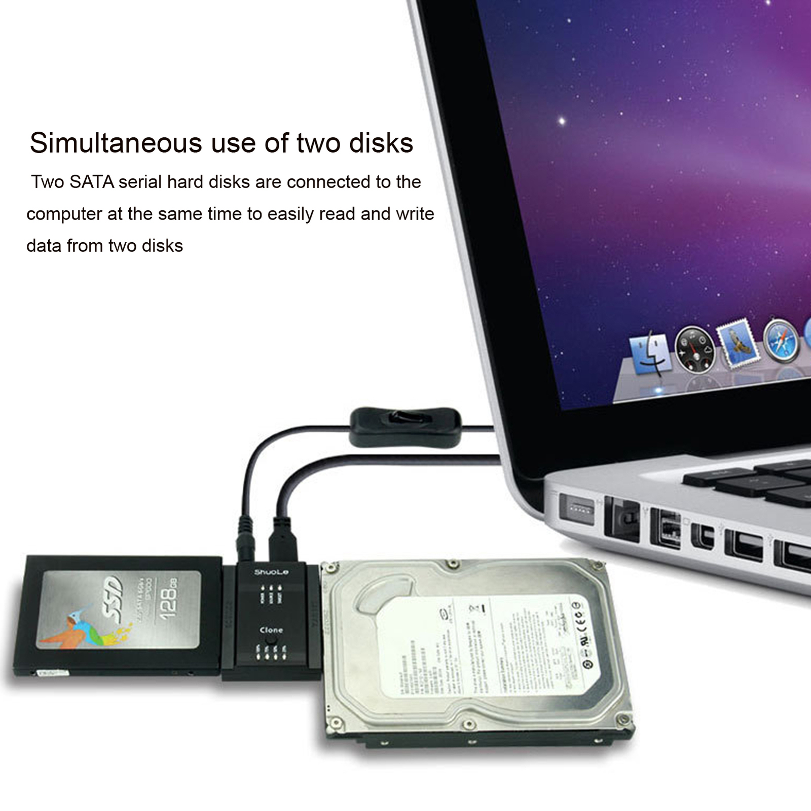 External Hard Drive 5gbps Safe Storage Sata to Sata Ide Hard Drive Reader Forfor-image