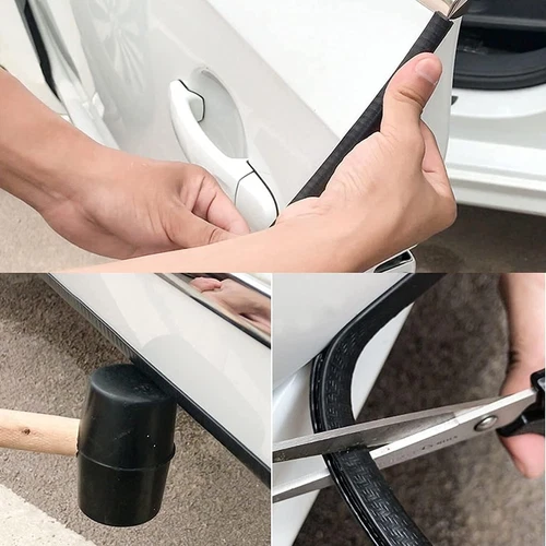 *33Ft Car Door Edge Guard Molding Trim Rubber Edge Strip Seal Protector U-Shape - Picture 7 of 21