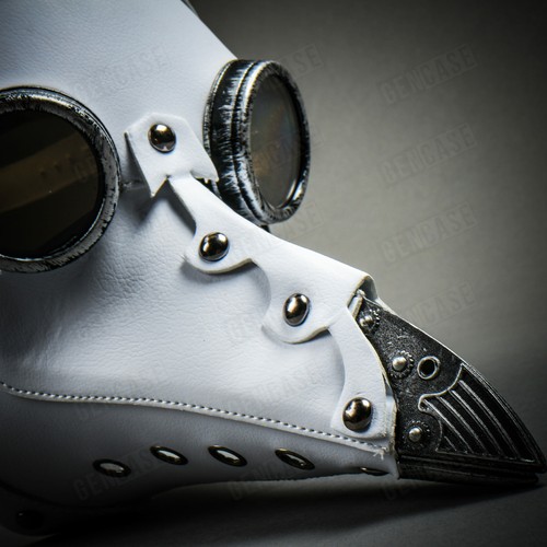Plague Doctor Steampunk Long BirdNose Halloween Adult Cosplay Costume Party Mask - Picture 60 of 138