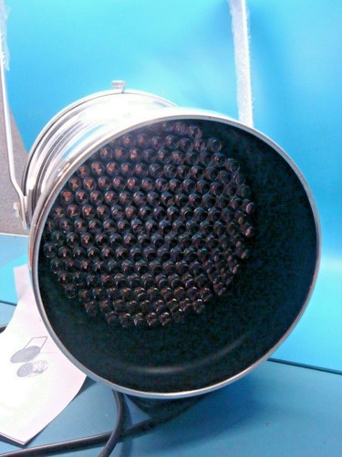 (1) PAR-64L PAR64 VERCHROMTES ALUMINIUM DIGITAL DMX LED BELEUCHTUNGSDOSE MIT HALTERUNG - Bild 2 von 9