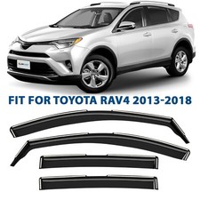 Rain Guards Vent Visors Shade for 2013-2018 Toyota RAV4 SHATTERPROOF