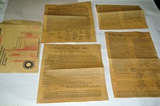 4 Documents of Freedom Constitution Bill of Rights Declaration Ind Gettysburg Ad