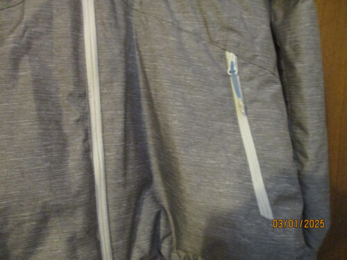 DECATHLON LADIES GREY WINTER HOODED COAT SIZE L - Foto 3 di 7