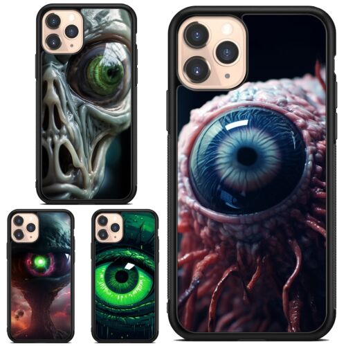 Field Case For Samsung S24 S23 Plus Ultra comic alien monster eyes - Afbeelding 1 van 25