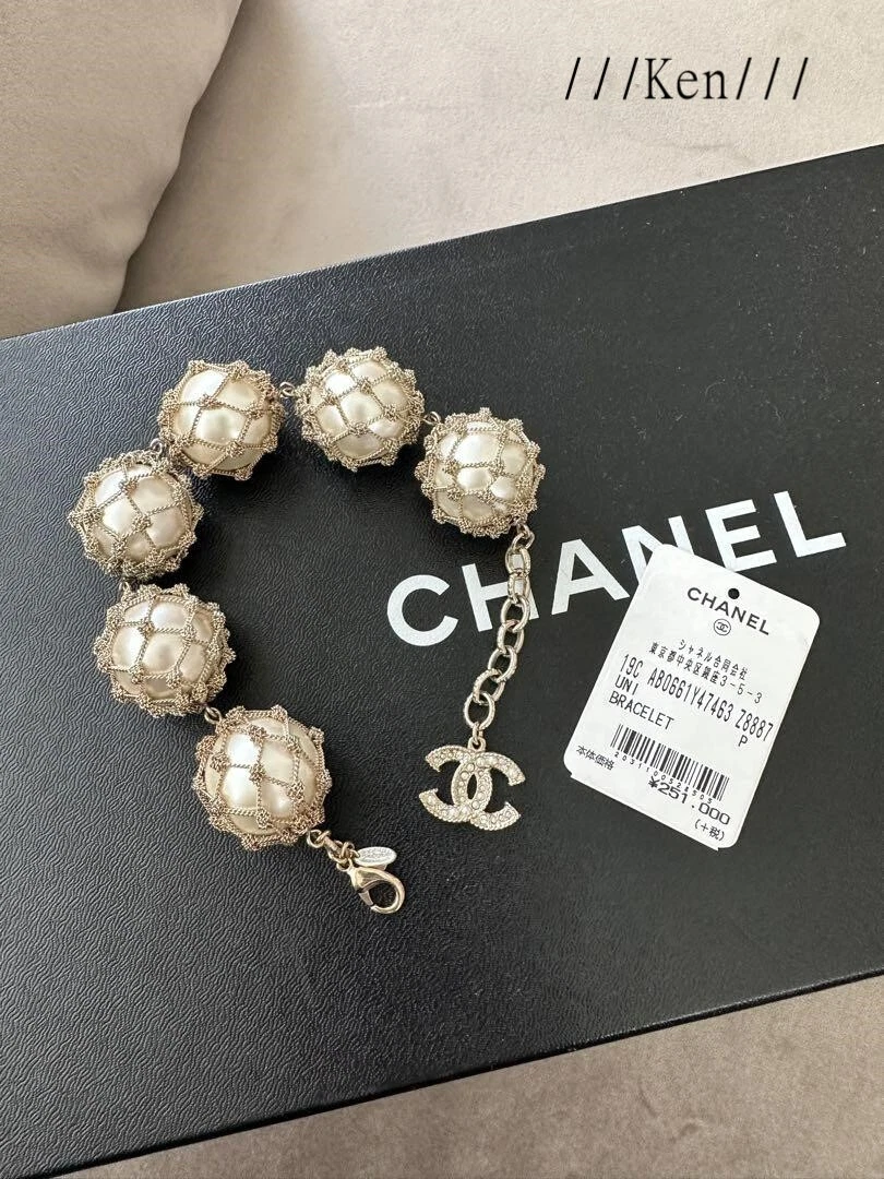 chanel leather hoop earrings