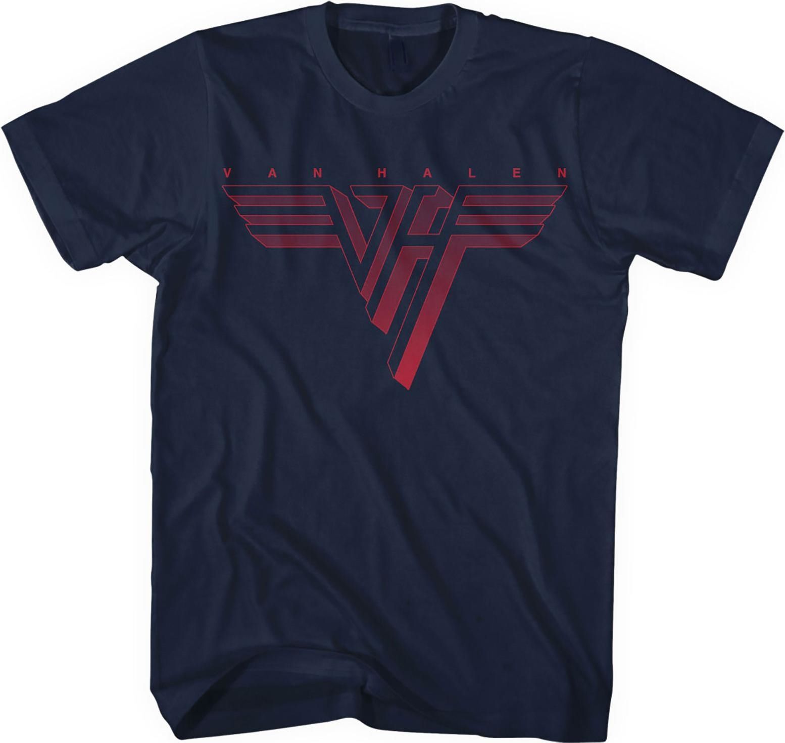 Abbigliamento Van Halen - Classic Red Logo (T-Shirt Unisex Tg. S)