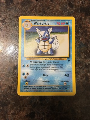 Wartortle Pokemon Card | eBay Wartortle Pokemon Card | eBay