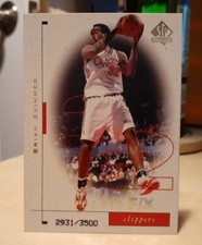 1998-99 BRIAN SKINNER SP AUTHENTIC ROOKIE #d/3500 BAYLOR BEARS MEMPHIS GRIZZLIES