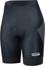 Womens Padded Bike Shorts with Pocket, Women Cycling Shorts Wide Waistband Bikin