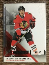 Trevor van Riemsdyk 2014-15 SP Game Used Rookies SP #23/57 C'D #196