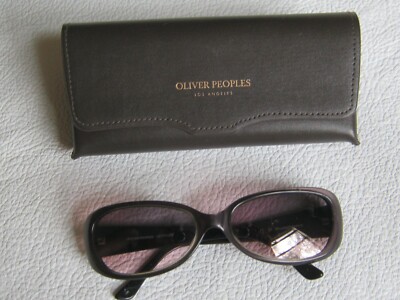 Oliver Peoples Sunglasses 56-17-130 Jolie Burgundy with Case USED