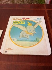 RCA CED Videodisc Selecta Vision Tested Walt Disney Dumbo 1982 Cartoon