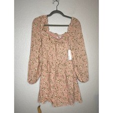 Reformation Women's New With Tag Morris Smocked Mini Dress in Melody Size 4